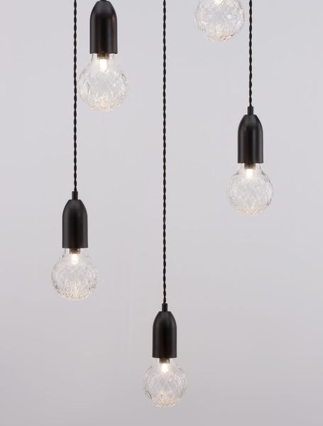 Nova Luce VEDA Pendelleuchte G9 5-fach Schwarz 150x40cm dimmbar 9536420