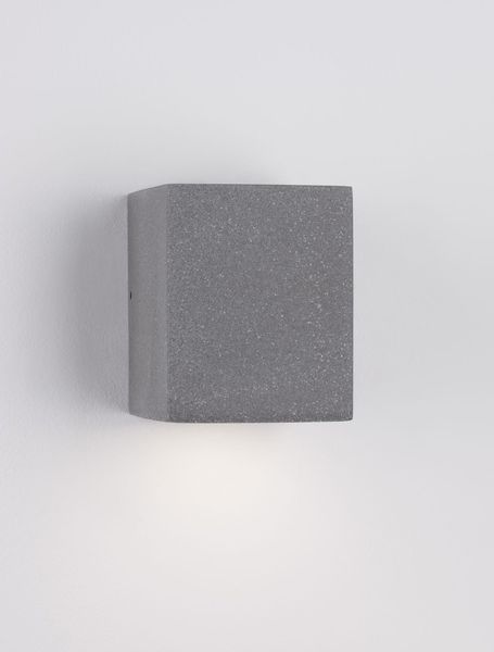 Nova Luce EMILE LED Wandleuchte Grau 5W IP65 9x9,7x11,2cm 9540209