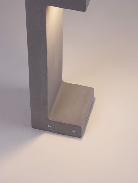 Nova Luce ARAN LED Wegeleuchte Grau 8W IP65 Warmweiss 16x15x50cm 9540213
