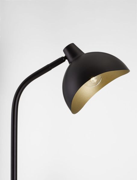 Nova Luce GETI Stehlampe E14 Schwarz 150x22cm 9555809