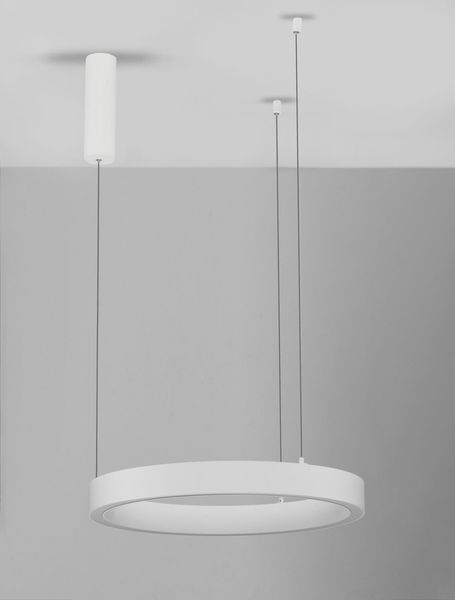 Nova Luce STING LED Pendelleuchte Weiss 40W Warmweiss 200x60cm dimmbar 9558600