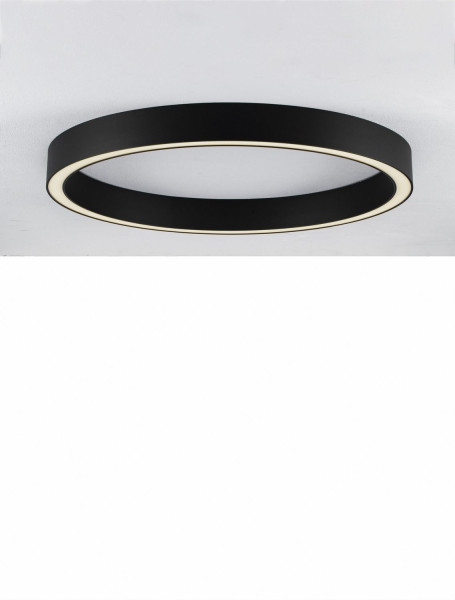 Nova Luce STING LED Deckenleuchte Schwarz 50W Warmweiss 80x4x7,8cm dimmbar 9558640