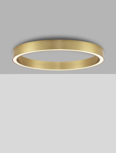 Nova Luce STING LED Deckenleuchte Bronze 50W Warmweiss 80x4x7,8cm dimmbar 9558650