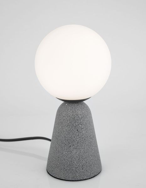 Nova Luce ZERO Tischleuchte G9 Grau 20x10cm 9577010