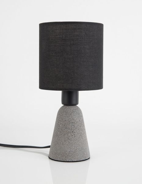 Nova Luce ZERO Tischleuchte E14 Grau 22,5x12cm 9577161