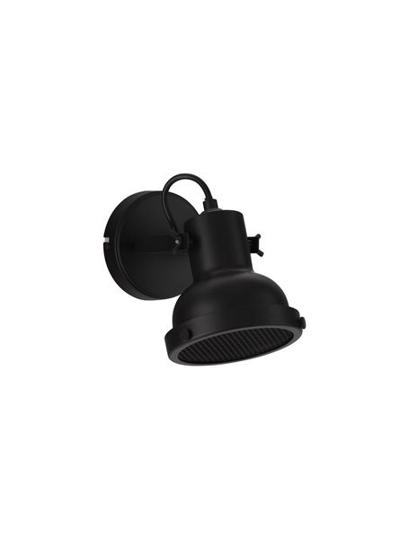 Nova Luce RUVI Wandleuchte E14 Schwarz 12x20x21cm dimmbar 9624103