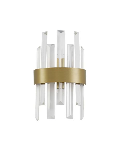 Nova Luce CROWN Wandleuchte G9 Satin 18x9x30cm dimmbar 9695220