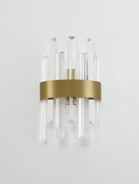 Nova Luce CROWN Wandleuchte G9 Satin 18x9x30cm dimmbar 9695220