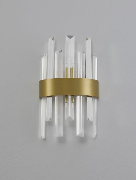 Nova Luce CROWN Wandleuchte G9 Satin 18x9x30cm dimmbar 9695220