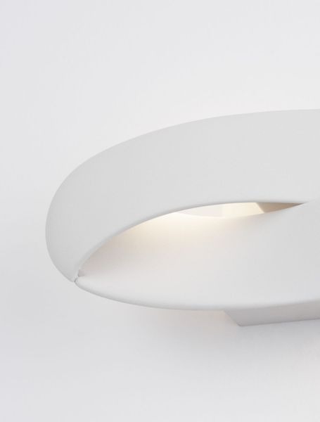 Nova Luce INFINITY LED Wandleuchte Weiß 6W Warmweiss 28,2x9x11cm 9695229
