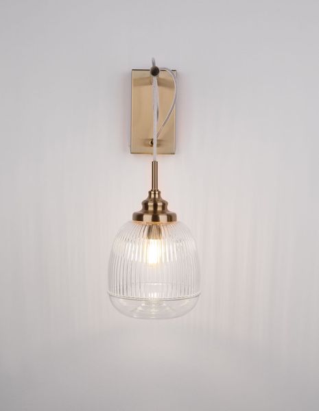 Nova Luce MOND Wandleuchte E14 Gold 18x27,5x40cm dimmbar 9738200