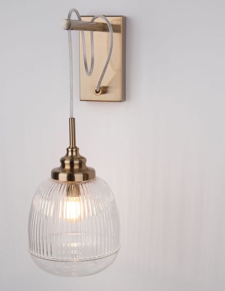 Nova Luce MOND Wandleuchte E14 Gold 18x27,5x40cm dimmbar 9738200