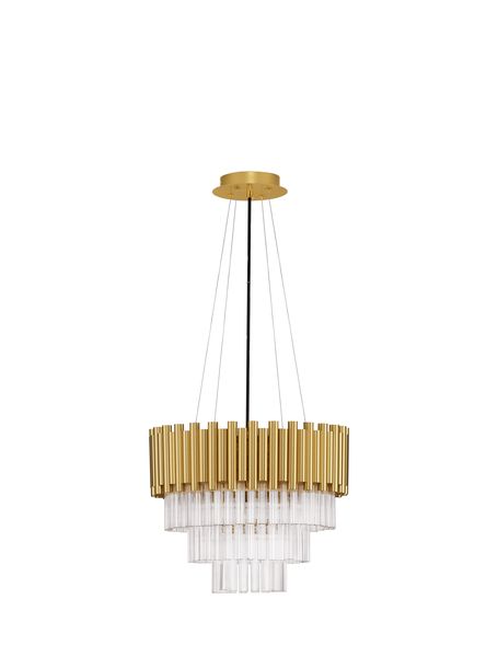 Nova Luce MAGNOLIA Pendelleuchte E14 5-fach Gold 120x39cm dimmbar 9824080