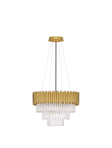 Nova Luce MAGNOLIA Pendelleuchte E14 6-fach Gold 120x50cm dimmbar 9824081