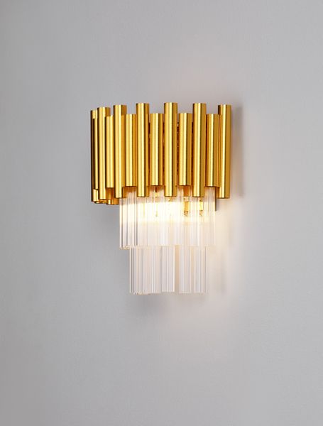 Nova Luce MAGNOLIA Wandleuchte E14 2-fach Gold 24x16,3x26,5cm dimmbar 9824082