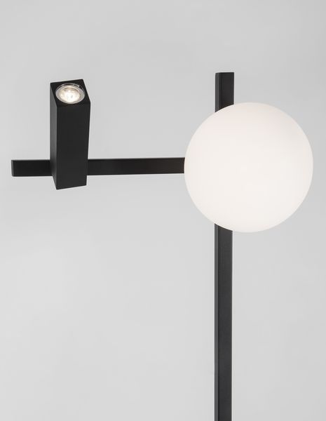 Nova Luce JOLINE LED Stehlampe Schwarz 9W Neutralweiss 26,5x16,5x150cm 9919532