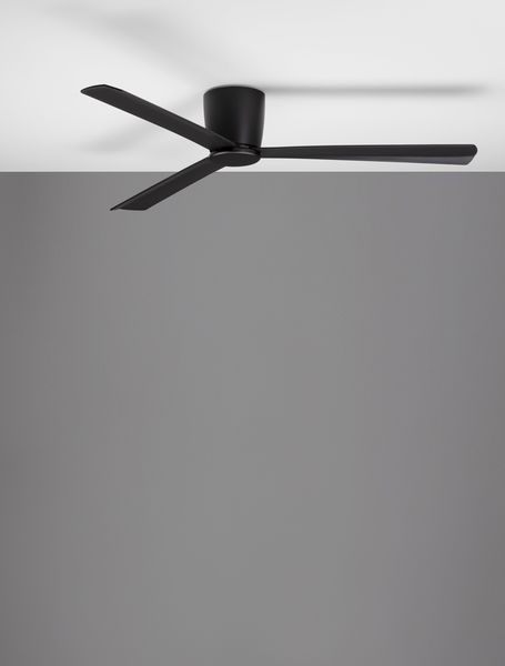 Nova Luce DELL Ventilator Schwarz 18,2x121,9cm dimmbar 9952330