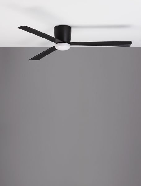 Nova Luce DELL Ventilator Schwarz 18,2x121,9cm dimmbar 9952330