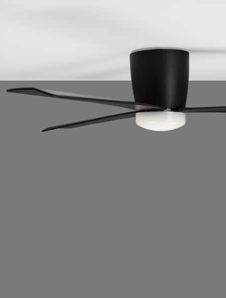 Nova Luce DELL Ventilator Schwarz 18,2x121,9cm dimmbar 9952330