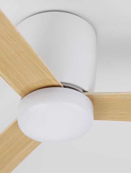 Nova Luce DELL Ventilator Naturholz 18,2x121,9cm dimmbar 9952335