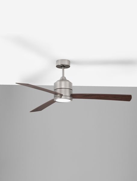 Nova Luce AXEL Ventilator Nickel 38,2x137,1cm dimmbar 9952345