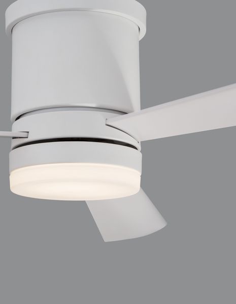 Nova Luce SILKY LED Ventilator Weiß 18W Warmweiss 25x132cm 9953015