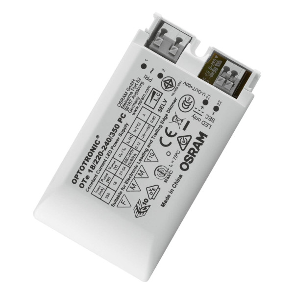 OSRAM OPTOTRONIC Phase-cut OTE Netzteil/Treiber Phasenanschnitt 18/220-240/350 PC dimmbar 4052899105348