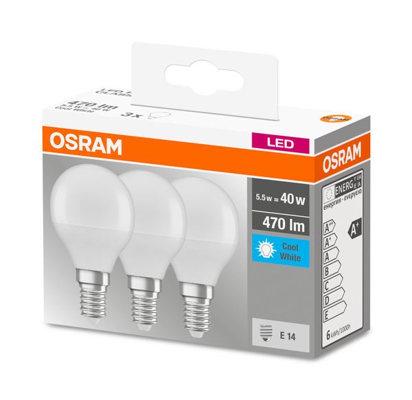 OSRAM LED Lampe BASE P40 5.5W E14 matt neutralweiss wie 40W