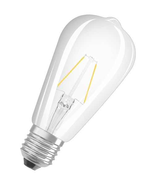 OSRAM Retrofit E27 / ST64 Vintage LED Lampe 2,5W ST25 Filament klar warmweiss wie 25W