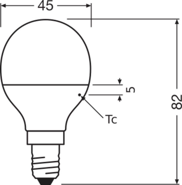 OSRAM LED Classic antibakteriell 40 4.9WE14 Lampe 470lm 4000K neutralweiss wie 40W 4058075561519