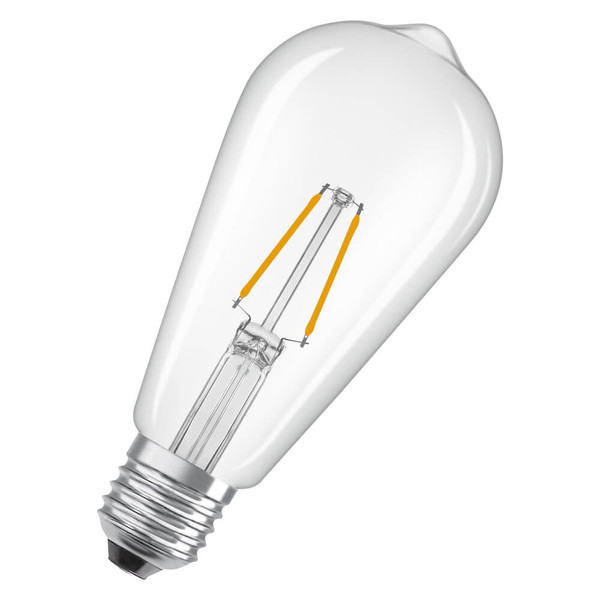 OSRAM LED Lampe E27 Edison Filament ST64 5.9W 806lm Warmweiss 2700K wie 60W 4099854565731