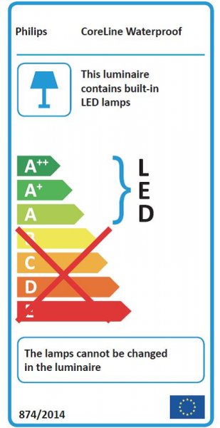 Philips LED Feuchtraumleuchte CoreLine 120cm 23W WT120C LED22S 8404/66/00