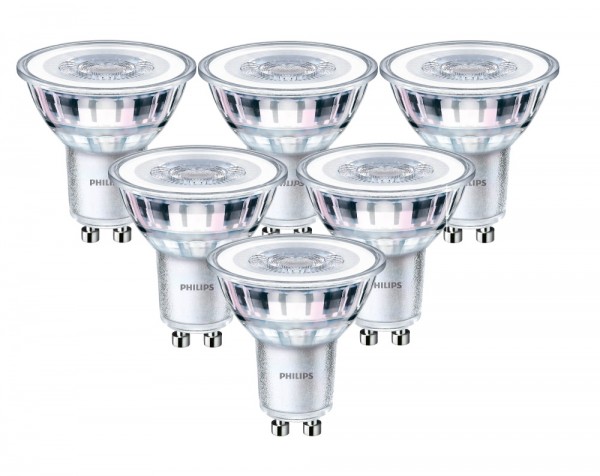 6er-Set Philips CorePro LED Spot 4W GU10 warmweiss 36° dimmbar 8718696721377