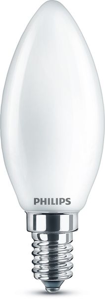 Philips LED Kerze Classic 4.3W warmweiss E14 8718699763398
