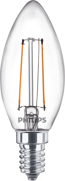2er-Set Philips LED Kerze Classic 2W warmweiss E14 8718699782054