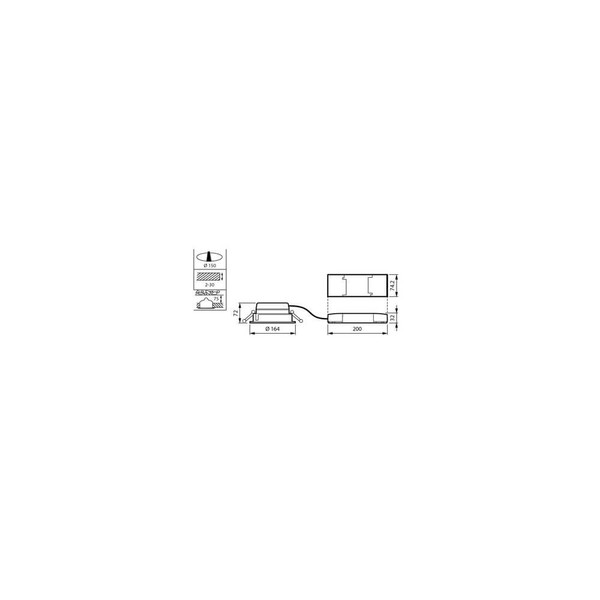 Philips LED Downlight LuxSpace Mini UltraEfficient Ø15cm 8,1W 1250lm Neutralweiss 4000K Weiß DN560B 8718699970451