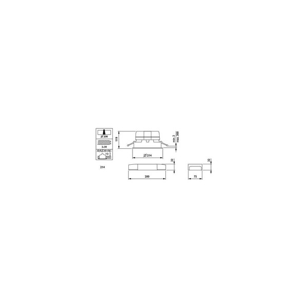 Philips LED Downlight LuxSpace square UltraEfficient 14,4W 2400lm Warmweiss 3000K DALI Interact Ready Weiß 8718699970826