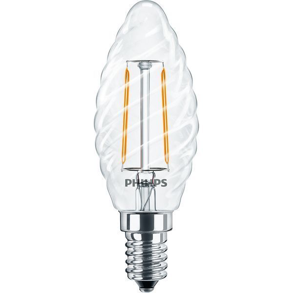 Philips CorePro Filament LED Kerze E14 gedreht 2W 250lm warmweiss 2700K wie 25W