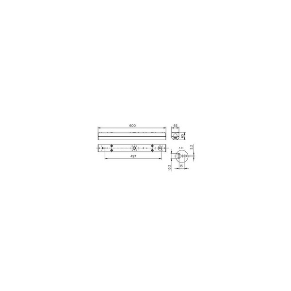 Philips LED Lichtleiste CoreLine 60cm 10,8-17W 1500-2400lm warm-/neutralweiss 3000/4000K CCT 8720169768390