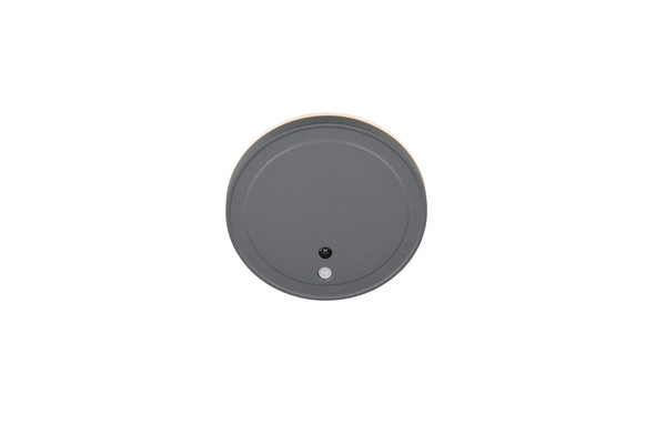 Reality R23056142 Fortaleza LED Wandleuchte 2W ⌀14cm Anthrazit IP54 warmweiss