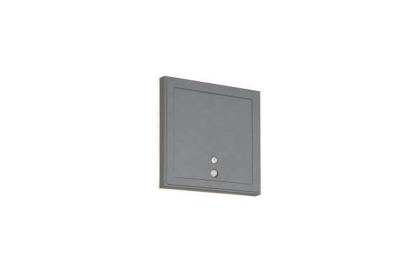 Reality R23056242 Fortaleza LED Wandleuchte 2W Anthrazit IP54 warmweiss