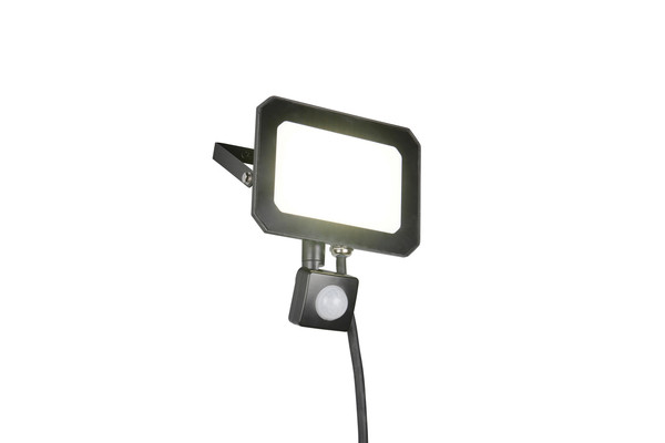Reality R23349232 Funchal LED Wandleuchte 30W Schwarz Matt IP44 neutralweiss