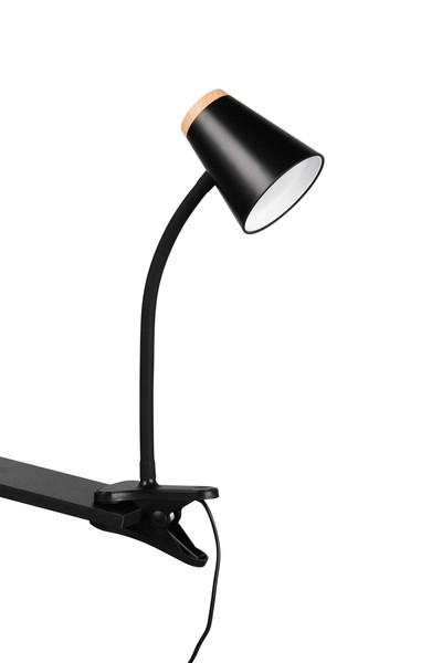 Reality R25831102 Pongo LED Klemmleuchte 4,5W Schwarz warmweiss