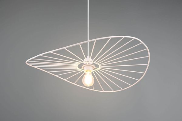 Reality Chapeau Pendelleuchte E27  ⌀60cm Weiß Matt