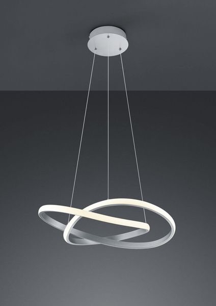Reality Course LED Pendelleuchte  27W ⌀60cm dimmbar Nickel Matt warmweiss