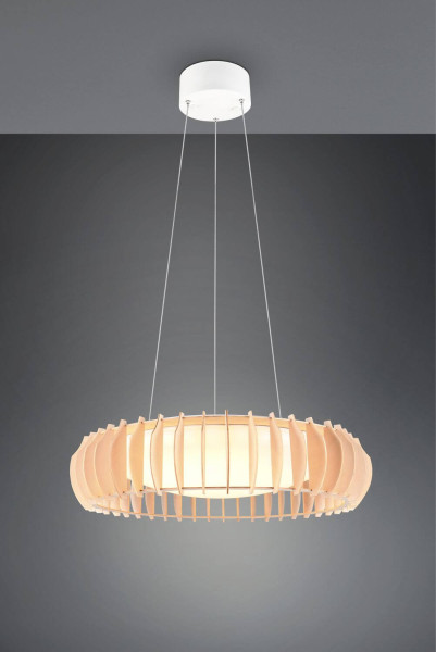 Reality Monte LED Pendelleuchte  40W ⌀60cm dimmbar Weiß CCT einstellbare Lichtfarbe