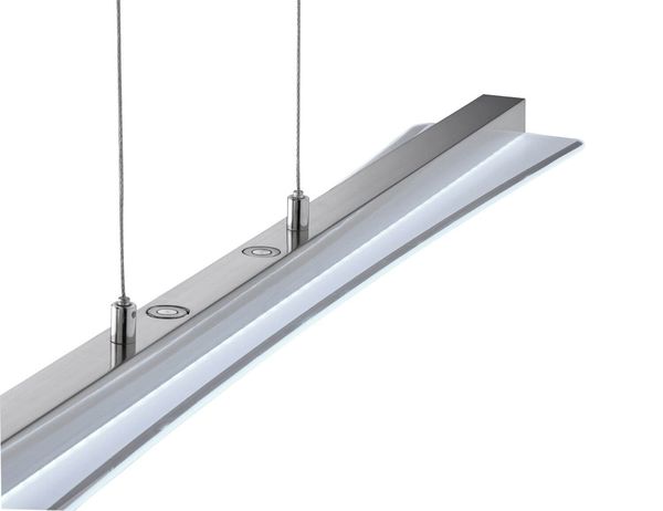 Reality Smash LED Pendelleuchte  18W Nickel Matt CCT einstellbare Lichtfarbe Touch