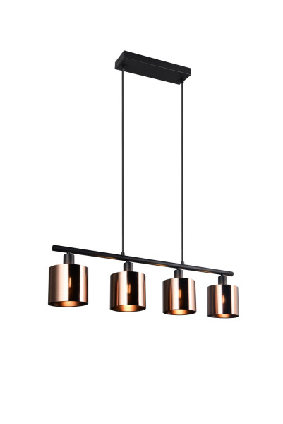 Reality R36304064 Jason E14 Pendelleuchte 4-fach ⌀12cm Bronzefarbig