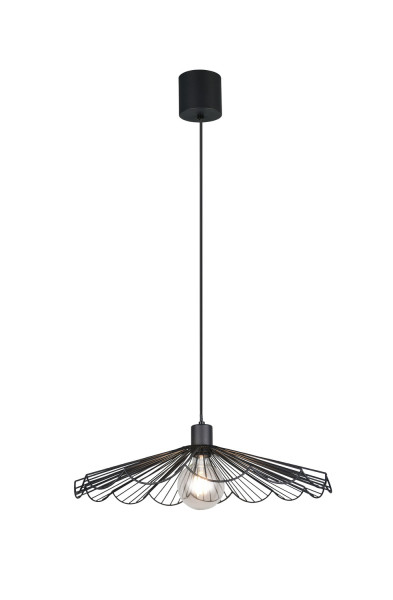Reality R36431032 Margarita E27 Pendelleuchte ⌀50cm Schwarz Matt