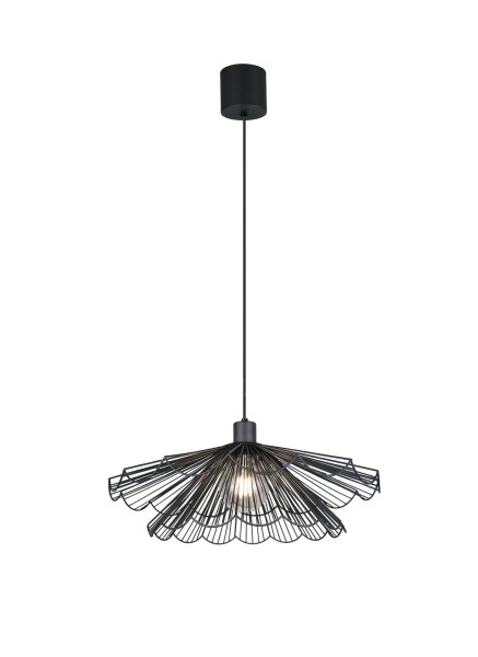 Reality R36431532 Margarita E27 Pendelleuchte ⌀50cm Schwarz Matt